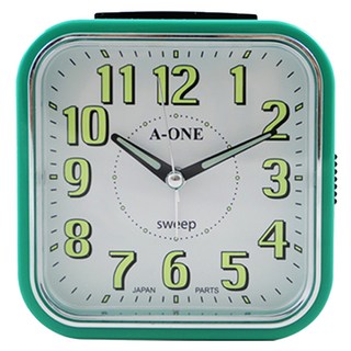 A-ONE 金吉星 方型大數字超靜音貪睡鬧鐘 TG-0134, 顏色隨機
