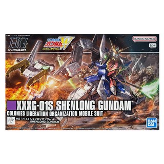 BANDAI 1/144 HGAC 242 新機動戰記鋼彈W 五飛 神龍鋼彈模型 5063364, 1個