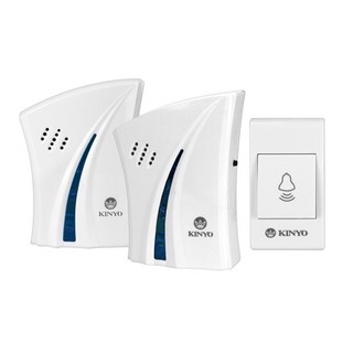 Kinyo 1對2交流式遠距離無線門鈴 DBA-376, 1組