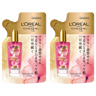 L'OREAL PARiS 巴黎萊雅 台灣公司貨 金緻護髮精油玫瑰精華補充包, 90ml, 2包