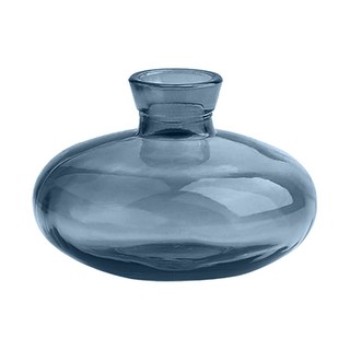 空氣選物 水滴玻璃花瓶 霧黑矮瓶, 1個, 霧黑, 9 x 9 x 6cm