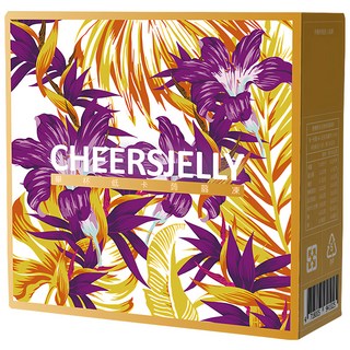 CHEERSJELLY 舉杯低卡 百香果蒟蒻凍, 果香馥郁 Q彈微脆口感, 396g, 1盒
