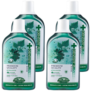 덴티스테 내츄럴 오랄린스 구강청결제, 700ml, 4개