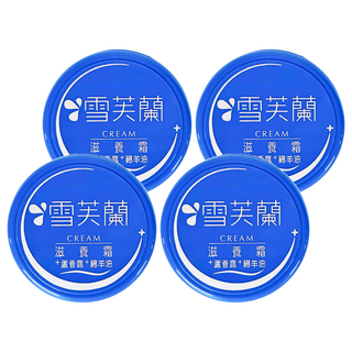 雪芙蘭 滋養霜，含蘆薈露+綿羊油, 120g, 4罐