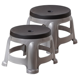 KEYWAY 聯府 中銀星休閒椅 塑膠椅 椅凳 31.2 x 31.2 x 25.5cm, 2個