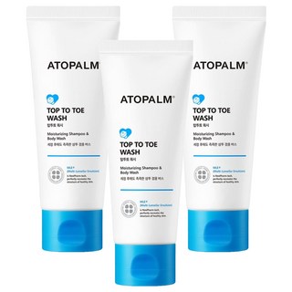 ATOPALM 愛多康 從頭到腳多合一潔膚露, 100ml, 3個