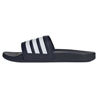 adidas 愛迪達 ADILETTE COMFORT 拖鞋, 27.5cm, 黑色 + 白色
