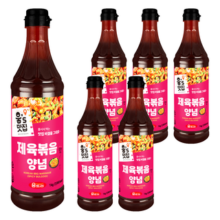 움트리 제육볶음양념, 1kg, 6개