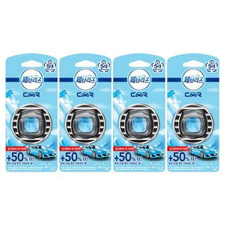 페브리즈 차량용 방향제 2.2ml, 4개, 맑은 하늘 바람