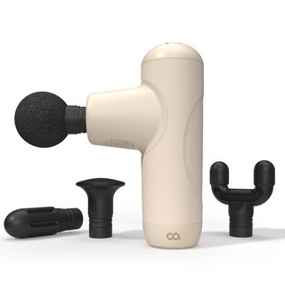 오아 바디건 무선 미니 마사지기, OMS-034BE, 베이지