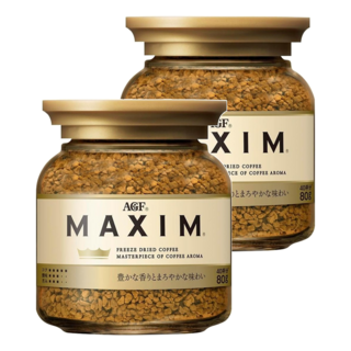 AGF MAXIM 咖啡粉, 80g, 1入, 2罐