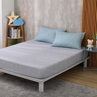 Hong Yew Bedding 鴻宇寢飾 雙人床包枕套組 100%精梳純棉 星月夏 台灣製C20121