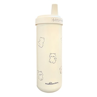 mikheaton 超萌珍珠奶茶杯 不鏽鋼款, 小貓, 720ml, 1個