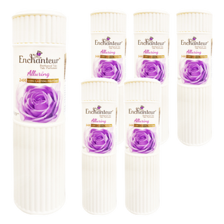 Enchanteur 艾詩 香氛爽身粉 鳶尾玫瑰-紫 200g, 6瓶