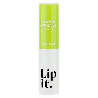 Lipit 每日防曬護唇膏 SPF15PA++, GreenGrape, 1條