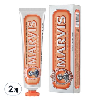 馬維斯姜薄荷牙膏, 85ml, 2個