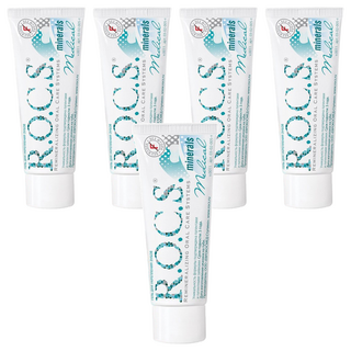 R.O.C.S. 再礦化修護琺瑯質晚安面膜 甜薄荷, 45g, 5條