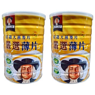 QUAKER 桂格 嚴選薄片, 800g, 2罐