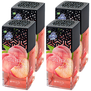 Air Fresh 傑樂波芳香劑本體, 120g, 4個, 果香蜜桃