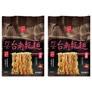阿舍食堂 台南乾麵 油蔥 極細麵體 Q彈勁道, 10包