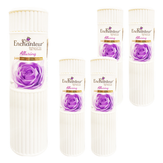 Enchanteur 艾詩 香氛爽身粉 鳶尾玫瑰-紫 200g, 5瓶