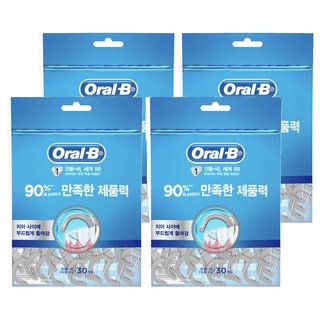 Oral-B 歐樂B C型牙線棒, 30支, 4包