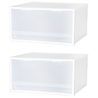 KEYWAY 聯府 單抽屜整理箱 CK-71 20L, 白色, 2個