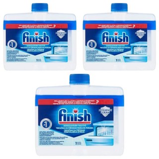 finish 洗碗機清潔劑 原味, 250ml, 3瓶