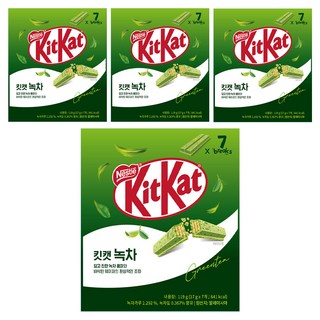 KitKat 녹차 비스켓, 119g, 4개