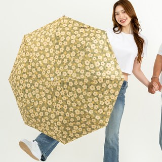 무식이네 블라썸 UV 99% 자외선차단 원터치 3단 자동 우산 양산