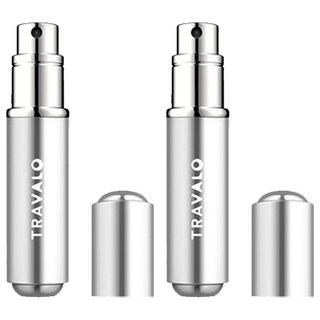 트라발로 로마 펌핑식 충전 휴대용 향수공병 5ml, 실버, 2개