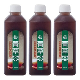 自然補給 養生青草茶, 1L, 3瓶