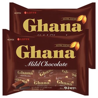 가나 마일드 초콜릿 미니, 175g, 2개
