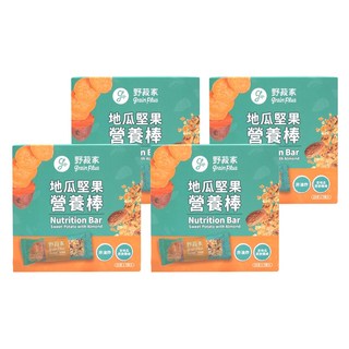 野菽家 營養棒 7條入 地瓜堅果 非油炸 含地瓜燕麥纖維, 175g, 4盒