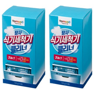 Tamsaa 機體清潔劑 洗碗機專用 3合1, 4包, 100g