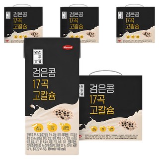 전두유 검은콩 17곡 고칼슘, 190ml, 80개