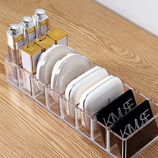 에이비엠코리아 아크릴 쿠션 팩트 정리함 8구, 투명, 2개