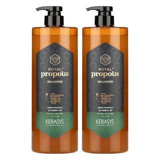 KERASYS 蜂王漿活力光澤洗髮精 綠蜂膠 秀髮呵護, 1L, 2瓶