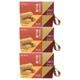 萬味軒 花生巧克力杏仁捲奶素, 192g, 3盒