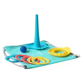 Quut 沙灘遊戲組 多樣工具組合 附帶束口袋 輕鬆收納攜帶 方便使用, 多色, 85g, 1組