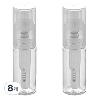 휴대용 파우더 스프레이 공병 18ml, 8개, 투명