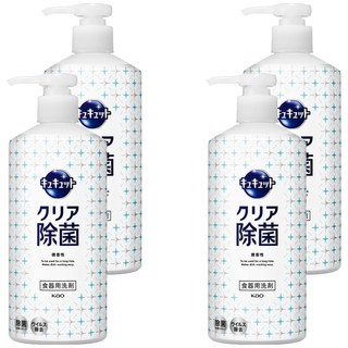 Kao 花王 Cucute 珂珂透 按壓式高效濃縮洗精 480ml, 4瓶