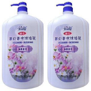 Han Young 涵漾 夢幻香水沐浴乳 海馬香味, 2L, 2瓶