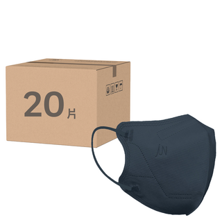 3D成人立體醫療口罩 M, 紳士藍, 10入, 2包