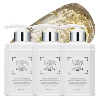 TEABLESS 白茶香水洗手沐浴露 百合麝香, 500g, 3個