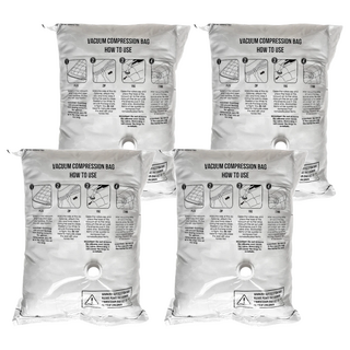 3WELL 特厚超勇真空壓縮袋棉被袋 可多次反覆使用 防塵防潮, 超特大, 4個, 1組