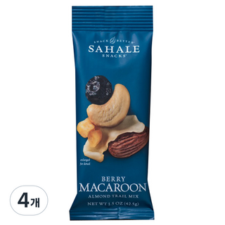 사할리스낵 블루베리 마카롱 아몬드, 4개, 42.5g