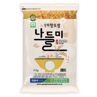 강화군농협 2025년 햅쌀 나들미, 특등급, 4kg, 1개