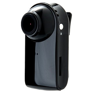 INJA 720P運動攝影機，錄影錄音寵物攝影機，3.5小時長效電池，100度超廣角，支援PC CAM功能, MD05, Black