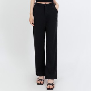 엘쏘 여성용 빅사이즈 뒷밴딩 와이드 슬랙스